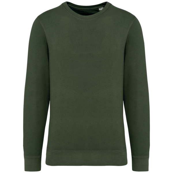 SweatShirt decote redondo Eco Unisexo Vimeiro-Washed Organik Khaki-XXS-RAG-Tailors-Fardas-e-Uniformes-Vestuario-Pro