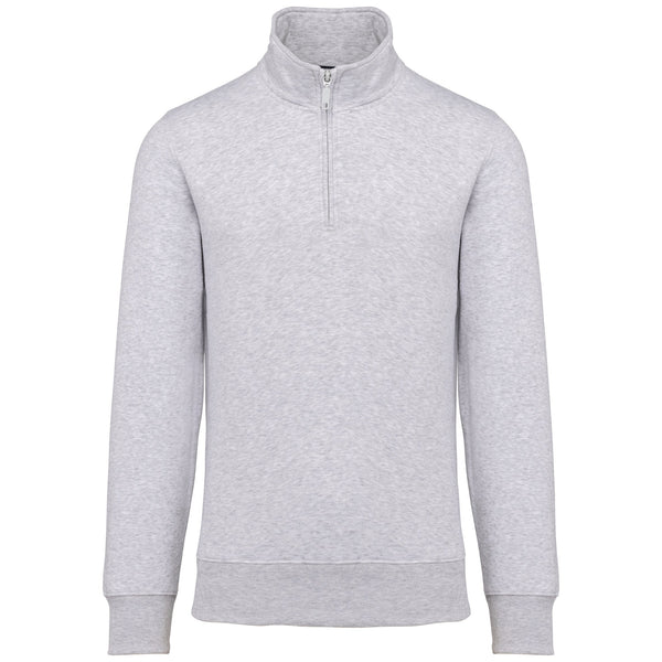Sweatshirt 1/2 fecho-Ash Heather-XS-RAG-Tailors-Fardas-e-Uniformes-Vestuario-Pro