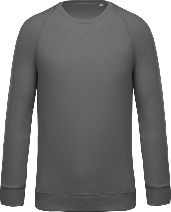 Sweatshirt BIO de homem com decote redondo e mangas raglan (1 de 2)-Storm Grey-S-RAG-Tailors-Fardas-e-Uniformes-Vestuario-Pro