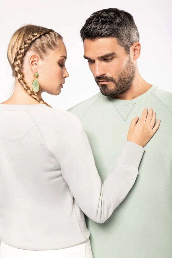 Sweatshirt BIO de homem com decote redondo e mangas raglan-RAG-Tailors-Fardas-e-Uniformes-Vestuario-Pro