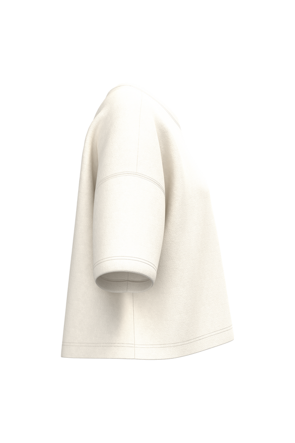 Sweatshirt Curta Manga Curta Decote Redondo Senhora-RAG-Tailors-Fardas-e-Uniformes-Vestuario-Pro