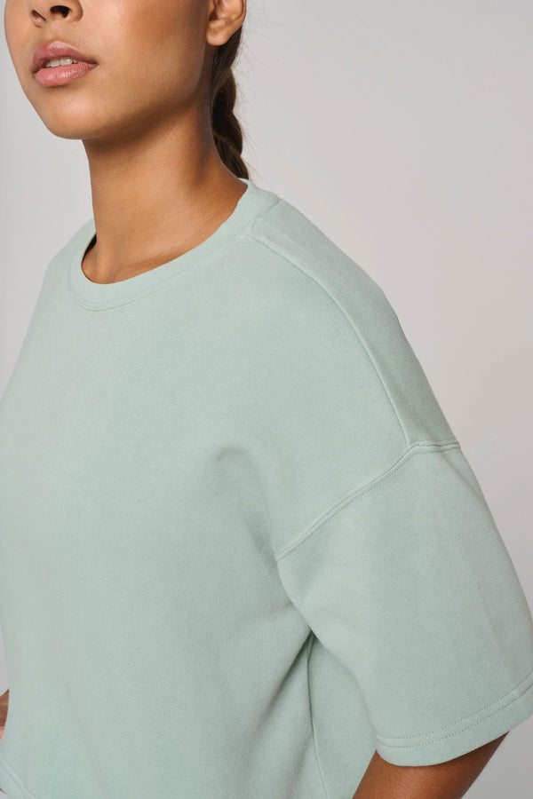 Sweatshirt Curta Manga Curta Decote Redondo Senhora-RAG-Tailors-Fardas-e-Uniformes-Vestuario-Pro