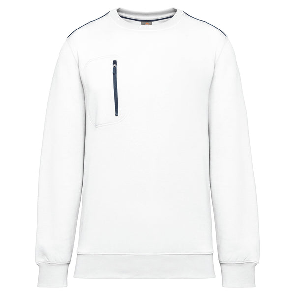 Sweatshirt Day To Day unissexo com bolso com fecho em zip contraste-RAG-Tailors-Fardas-e-Uniformes-Vestuario-Pro