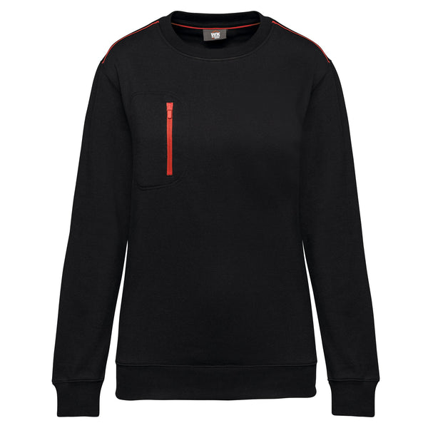 Sweatshirt Day To Day unissexo com bolso com fecho em zip contraste-RAG-Tailors-Fardas-e-Uniformes-Vestuario-Pro
