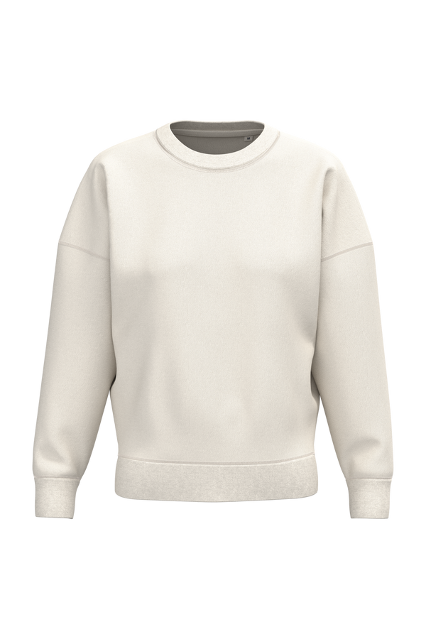Sweatshirt Decote Redondo Ombros Descaídos Senhora-Marfim-XS-RAG-Tailors-Fardas-e-Uniformes-Vestuario-Pro