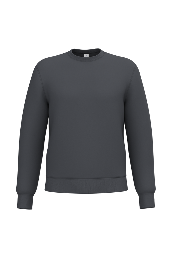 Sweatshirt Decote Redondo Unissexo-Cinzento Escuro Ideal-XS-RAG-Tailors-Fardas-e-Uniformes-Vestuario-Pro