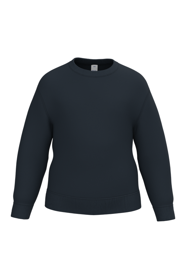 Sweatshirt Decote Redondo de Criança-Azul Marinho Ideal-2/4 Anos-RAG-Tailors-Fardas-e-Uniformes-Vestuario-Pro