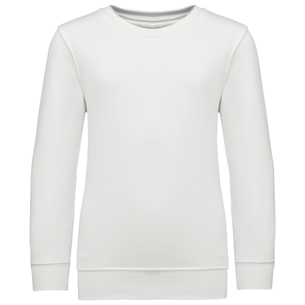 Sweatshirt Decote Redondo de Criança-Branco-4/6 Anos-RAG-Tailors-Fardas-e-Uniformes-Vestuario-Pro