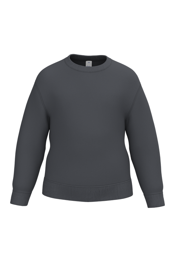 Sweatshirt Decote Redondo de Criança-Cinzento Escuro Ideal-2/4 Anos-RAG-Tailors-Fardas-e-Uniformes-Vestuario-Pro