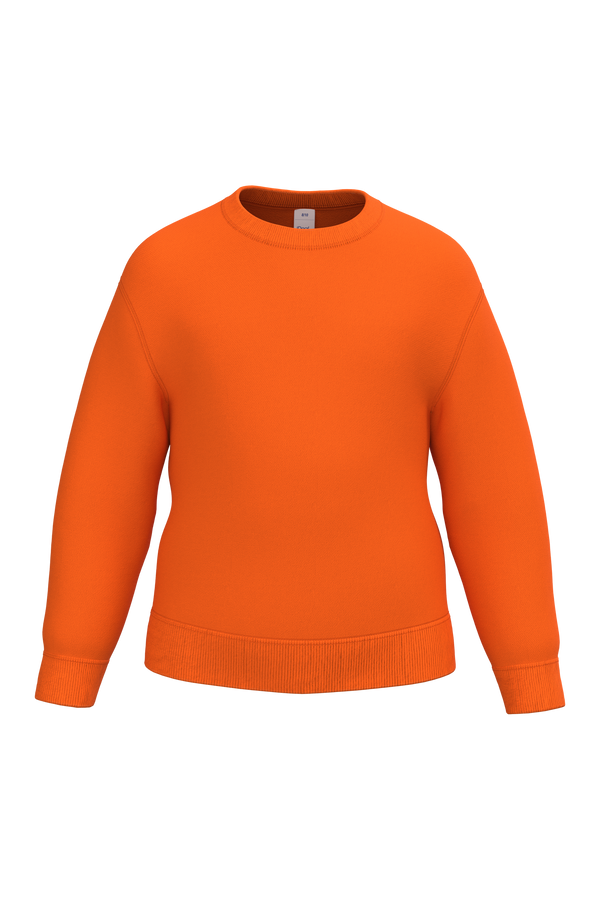 Sweatshirt Decote Redondo de Criança-Laranja Ideal-2/4 Anos-RAG-Tailors-Fardas-e-Uniformes-Vestuario-Pro