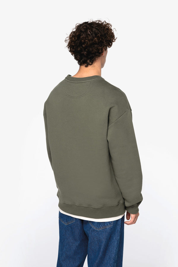 Sweatshirt Eco-responsável Decote Redondo Oversize Unissexo-RAG-Tailors-Fardas-e-Uniformes-Vestuario-Pro