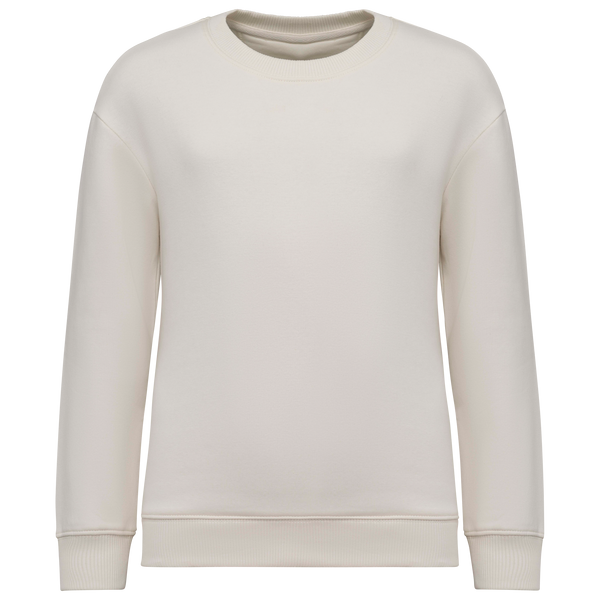Sweatshirt Eco-responsável Decote Redondo Oversize de Criança-Marfim-4/6 Anos-RAG-Tailors-Fardas-e-Uniformes-Vestuario-Pro