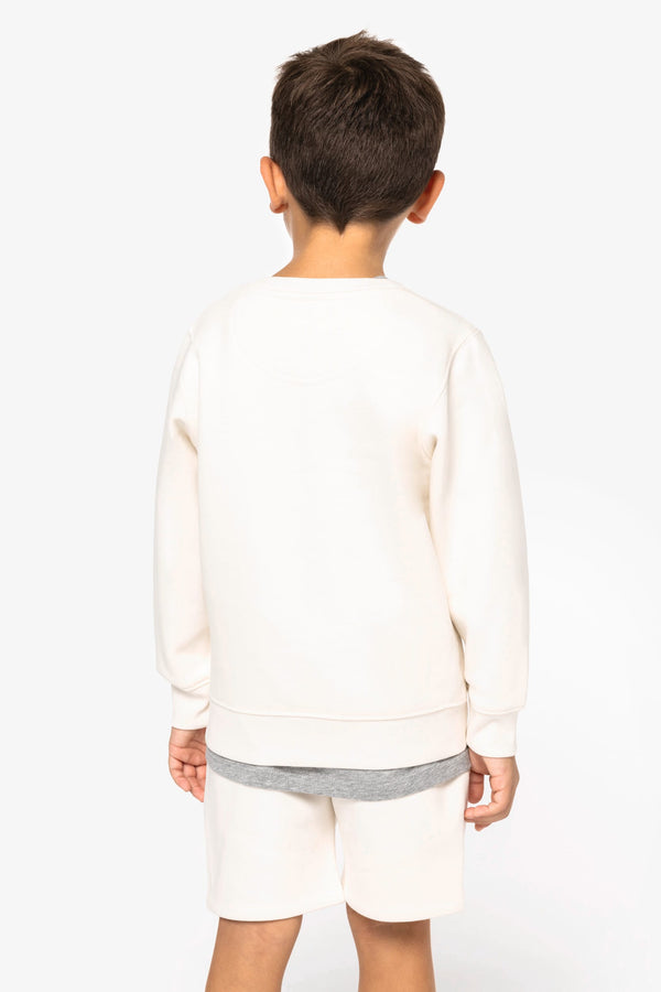 Sweatshirt Eco-responsável Decote Redondo de Criança-RAG-Tailors-Fardas-e-Uniformes-Vestuario-Pro