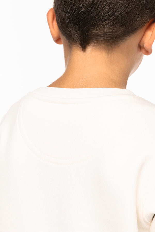 Sweatshirt Eco-responsável Decote Redondo de Criança-RAG-Tailors-Fardas-e-Uniformes-Vestuario-Pro