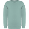 Sweatshirt Eco-responsável Decote Redondo de Criança-Verde Jade-4/6 Anos-RAG-Tailors-Fardas-e-Uniformes-Vestuario-Pro