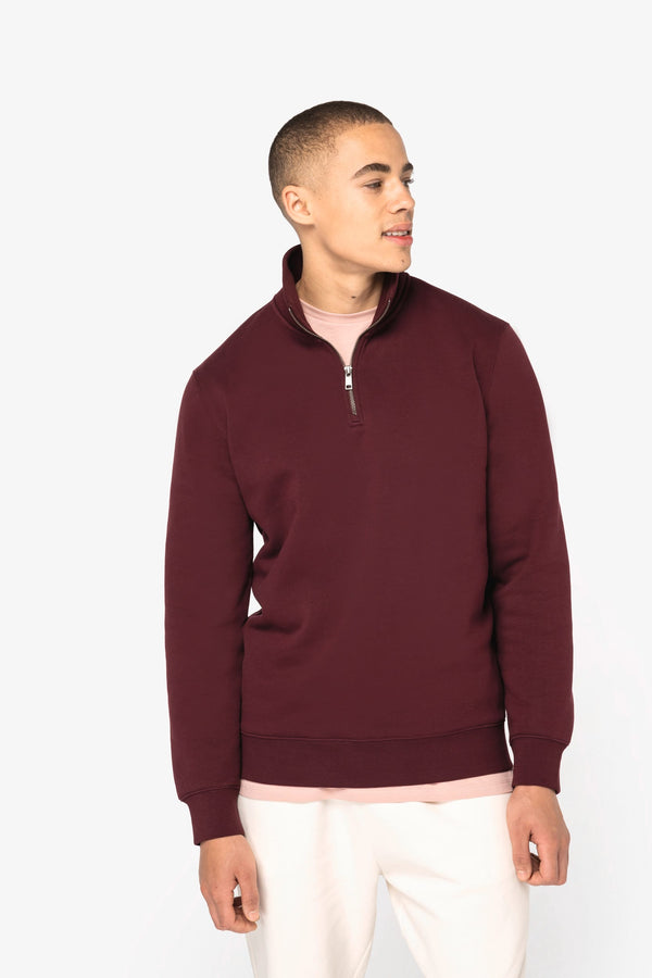 Sweatshirt Eco-responsável Gola Subida 1/2 Fecho Homem-RAG-Tailors-Fardas-e-Uniformes-Vestuario-Pro