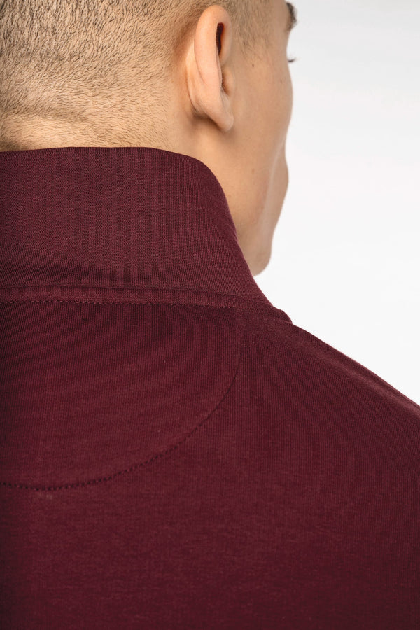 Sweatshirt Eco-responsável Gola Subida 1/2 Fecho Homem-RAG-Tailors-Fardas-e-Uniformes-Vestuario-Pro