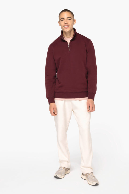 Sweatshirt Eco-responsável Gola Subida 1/2 Fecho Homem-RAG-Tailors-Fardas-e-Uniformes-Vestuario-Pro