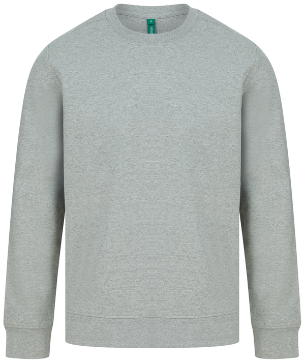 Sweatshirt Eco-responsável Unissexo-Cinzento Mesclado-XS-RAG-Tailors-Fardas-e-Uniformes-Vestuario-Pro