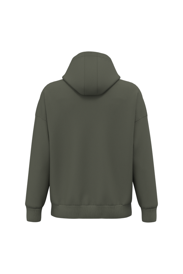 Sweatshirt Eco-responsável com Fecho e Capuz Oversize Unissexo-RAG-Tailors-Fardas-e-Uniformes-Vestuario-Pro