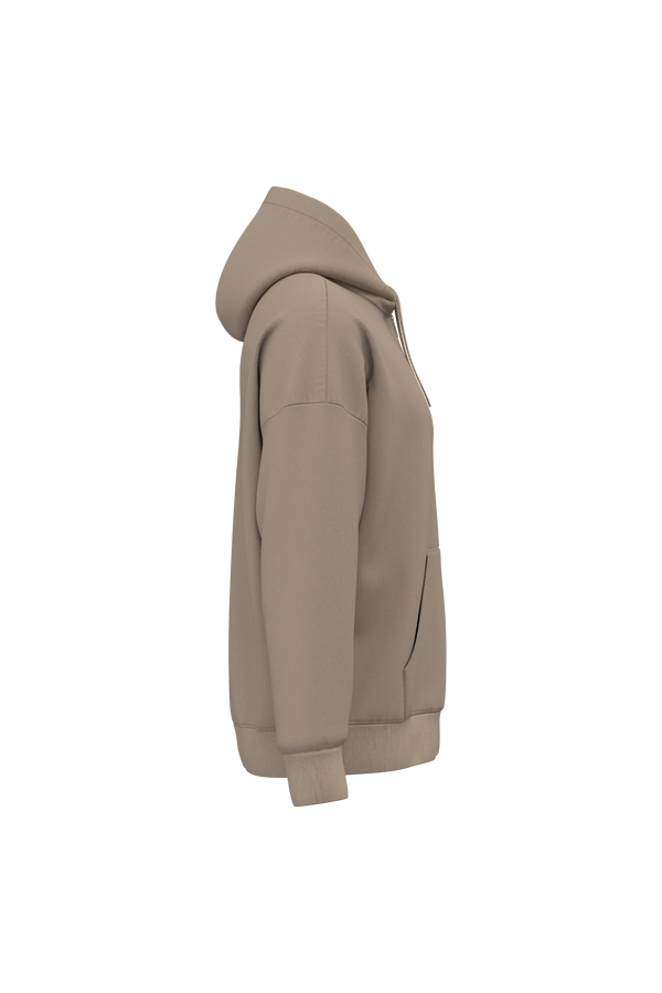 Sweatshirt Eco-responsável com Fecho e Capuz Oversize Unissexo-RAG-Tailors-Fardas-e-Uniformes-Vestuario-Pro