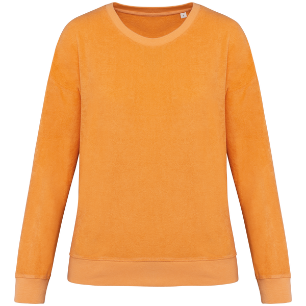Sweatshirt Eco-responsável em Malha Turca de Senhora-Alperce-XS-RAG-Tailors-Fardas-e-Uniformes-Vestuario-Pro