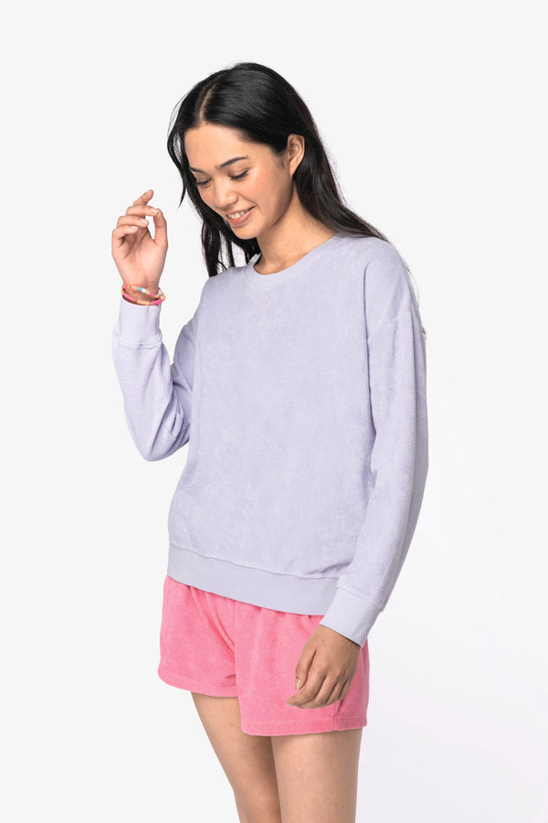 Sweatshirt Eco-responsável em Malha Turca de Senhora-RAG-Tailors-Fardas-e-Uniformes-Vestuario-Pro