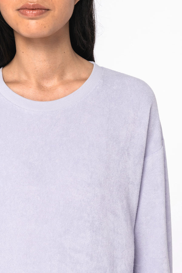Sweatshirt Eco-responsável em Malha Turca de Senhora-RAG-Tailors-Fardas-e-Uniformes-Vestuario-Pro