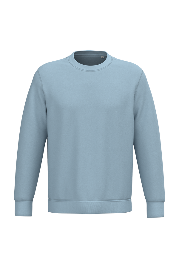 Sweatshirt Ecológica com Decote Redondo Unissexo-Água-Marinha-2XS-RAG-Tailors-Fardas-e-Uniformes-Vestuario-Pro
