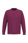 Sweatshirt Ecológica com Decote Redondo Unissexo-Roxo Cereja-2XS-RAG-Tailors-Fardas-e-Uniformes-Vestuario-Pro