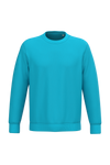 Sweatshirt Ecológica com Decote Redondo Unissexo-Turquesa Claro-2XS-RAG-Tailors-Fardas-e-Uniformes-Vestuario-Pro