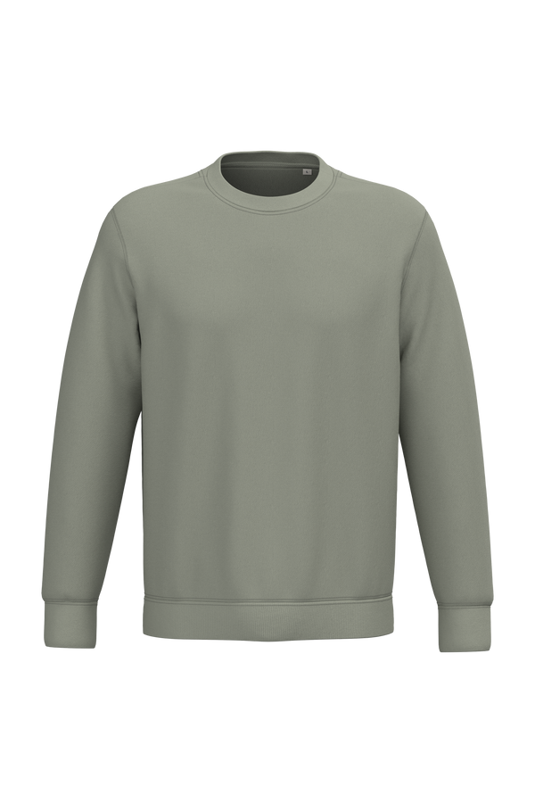 Sweatshirt Ecológica com Decote Redondo Unissexo-Verde Amêndoa-2XS-RAG-Tailors-Fardas-e-Uniformes-Vestuario-Pro
