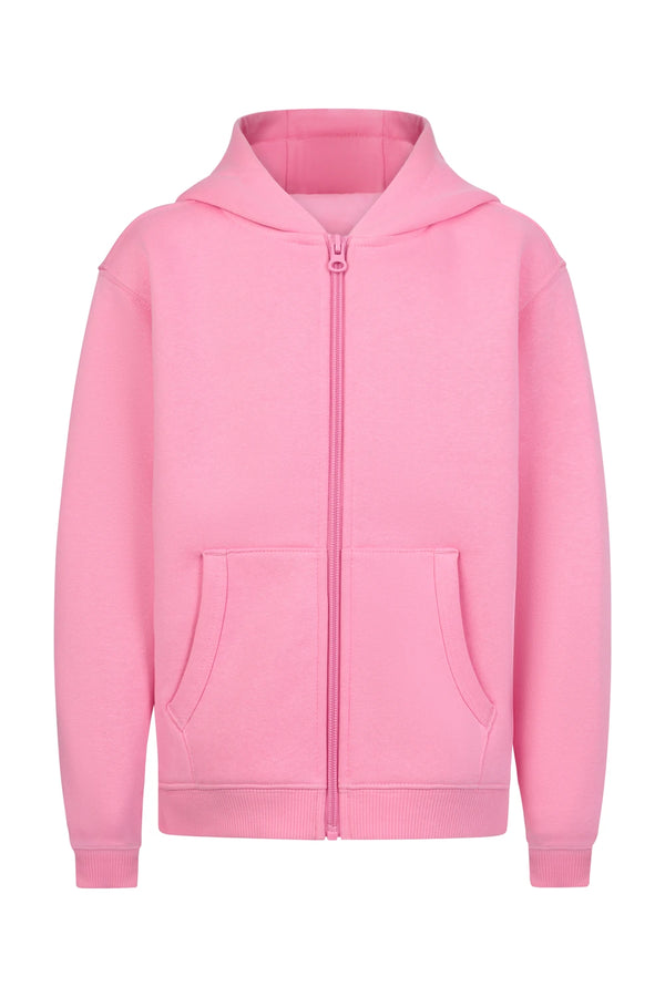 Sweatshirt Full Zip com Capuz para Criança Byron Kids-Candy Pink-1/2-RAG-Tailors-Fardas-e-Uniformes-Vestuario-Pro