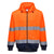 Sweatshirt Iona Enhanced de Alta Visibilidade com Fecho e Capuz-Laranja/marinho-S-RAG-Tailors-Fardas-e-Uniformes-Vestuario-Pro