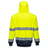 Sweatshirt Iona Enhanced de Alta Visibilidade com Fecho e Capuz-RAG-Tailors-Fardas-e-Uniformes-Vestuario-Pro