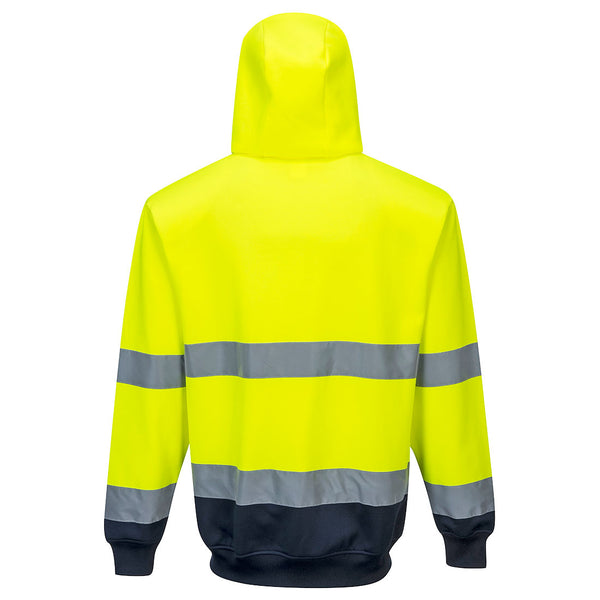 Sweatshirt Iona Enhanced de Alta Visibilidade com Fecho e Capuz-RAG-Tailors-Fardas-e-Uniformes-Vestuario-Pro