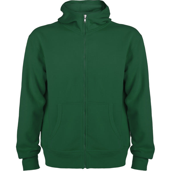 Sweatshirt MONTBLANC unissexo com fecho e capuz-Verde Garrafa-XS-RAG-Tailors-Fardas-e-Uniformes-Vestuario-Pro