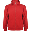Sweatshirt MONTBLANC unissexo com fecho e capuz-Vermelho-XS-RAG-Tailors-Fardas-e-Uniformes-Vestuario-Pro
