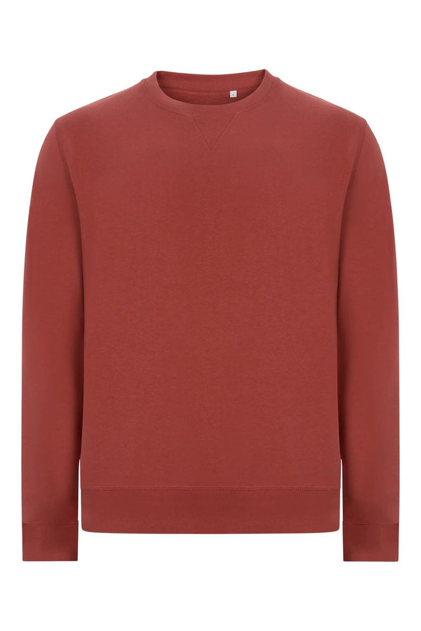 Sweatshirt Mist Unissexo de Decote Redondo em Algodão Orgânico-Terracotta - 418-S-RAG-Tailors-Fardas-e-Uniformes-Vestuario-Pro