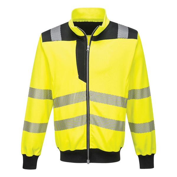 Sweatshirt PW3 Alta Visibilidade-Amarelo/Preto-S-RAG-Tailors-Fardas-e-Uniformes-Vestuario-Pro