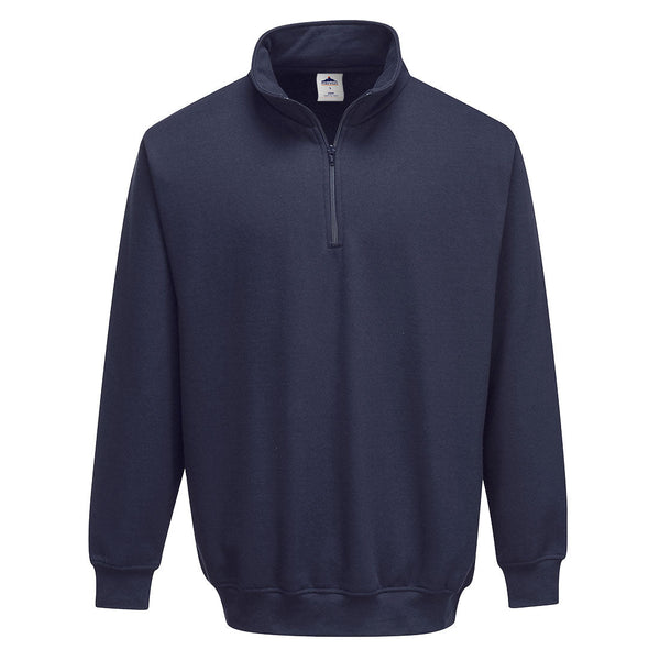 Sweatshirt Sorrento Fecho Zip na Gola-Marinho-S-RAG-Tailors-Fardas-e-Uniformes-Vestuario-Pro
