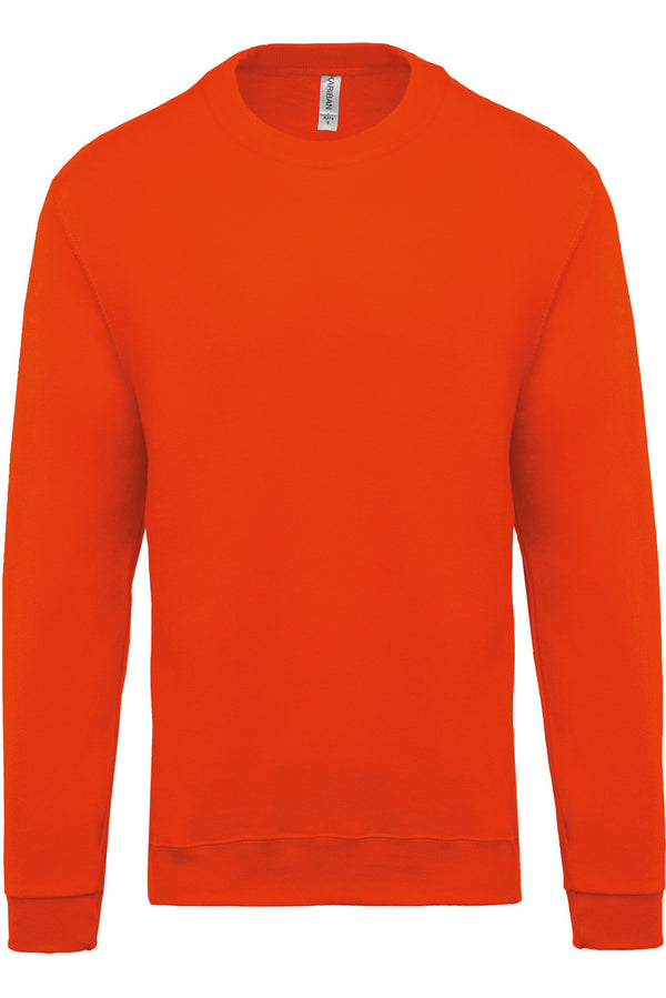 Sweatshirt Unisexo Work Cardada-Laranja-XS-RAG-Tailors-Fardas-e-Uniformes-Vestuario-Pro