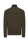 Sweatshirt Unissexo Meio Fecho Hervey-Misty Green - 621-XS-RAG-Tailors-Fardas-e-Uniformes-Vestuario-Pro