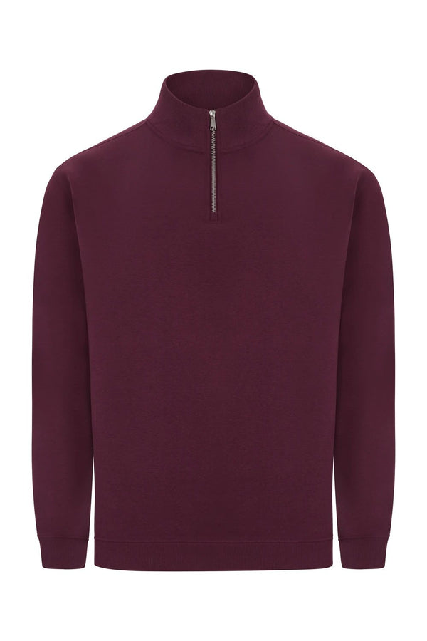 Sweatshirt Unissexo Meio Fecho Hervey-Wine - 403-XS-RAG-Tailors-Fardas-e-Uniformes-Vestuario-Pro