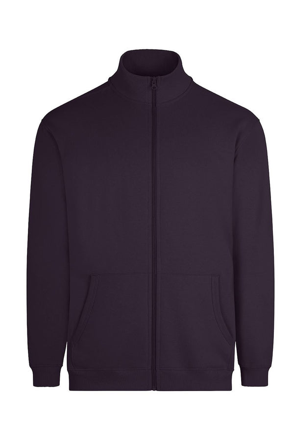 Sweatshirt Unissexo com Fecho Cooper 270-Dark Plum - 531-XS-RAG-Tailors-Fardas-e-Uniformes-Vestuario-Pro