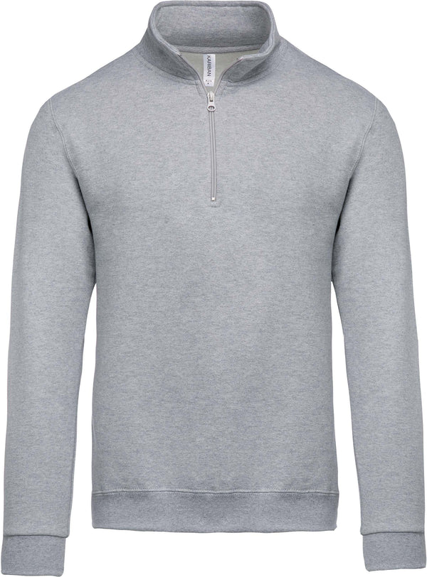 Sweatshirt com 1 /2 fecho (1 de 2 )-Oxford Grey-XS-RAG-Tailors-Fardas-e-Uniformes-Vestuario-Pro