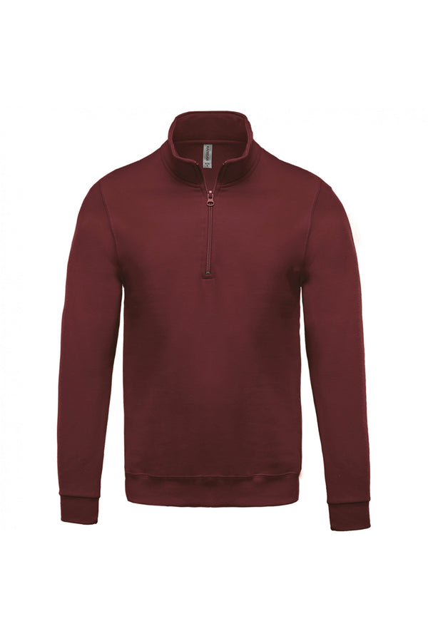 Sweatshirt com 1 /2 fecho-Wine-XS-RAG-Tailors-Fardas-e-Uniformes-Vestuario-Pro