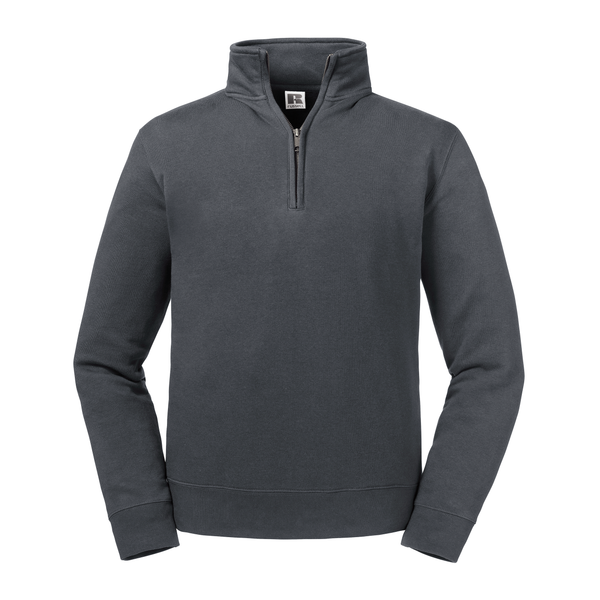 Sweatshirt com 1/2 Fecho Authentic Homem-Cinzento Convoy-XS-RAG-Tailors-Fardas-e-Uniformes-Vestuario-Pro