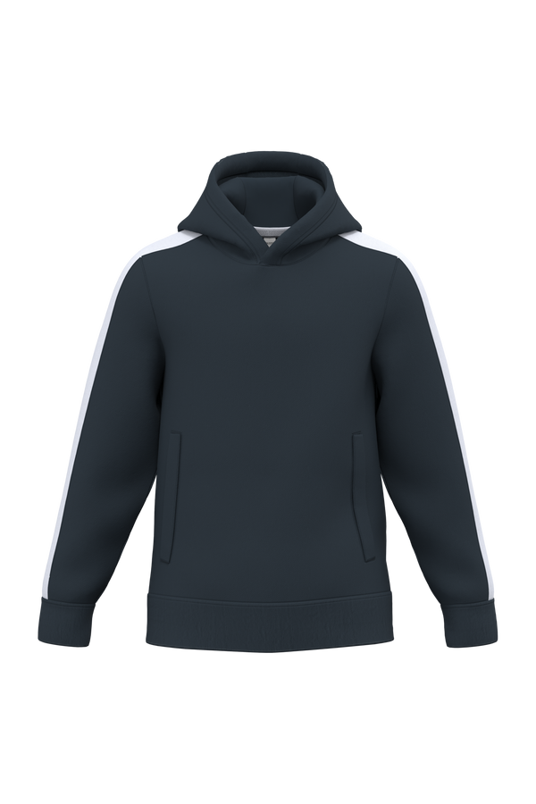 Sweatshirt com Capuz Bicolor de Criança-Azul Marinho / Branco-4/6 Anos-RAG-Tailors-Fardas-e-Uniformes-Vestuario-Pro