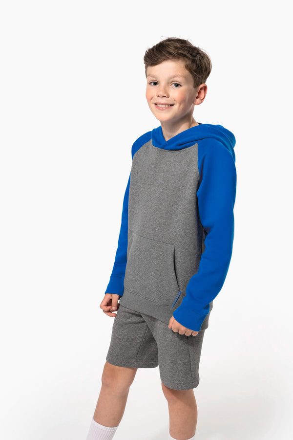 Sweatshirt com Capuz Bicolor de Criança-RAG-Tailors-Fardas-e-Uniformes-Vestuario-Pro